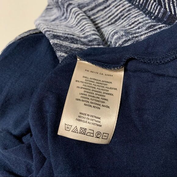 𝅺anthropologie Maeve Plata Chevron Knit Faux Wrap Skirt - Picture 7 of 10